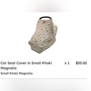 Kyte Baby Car Seat Cover in Magnolia